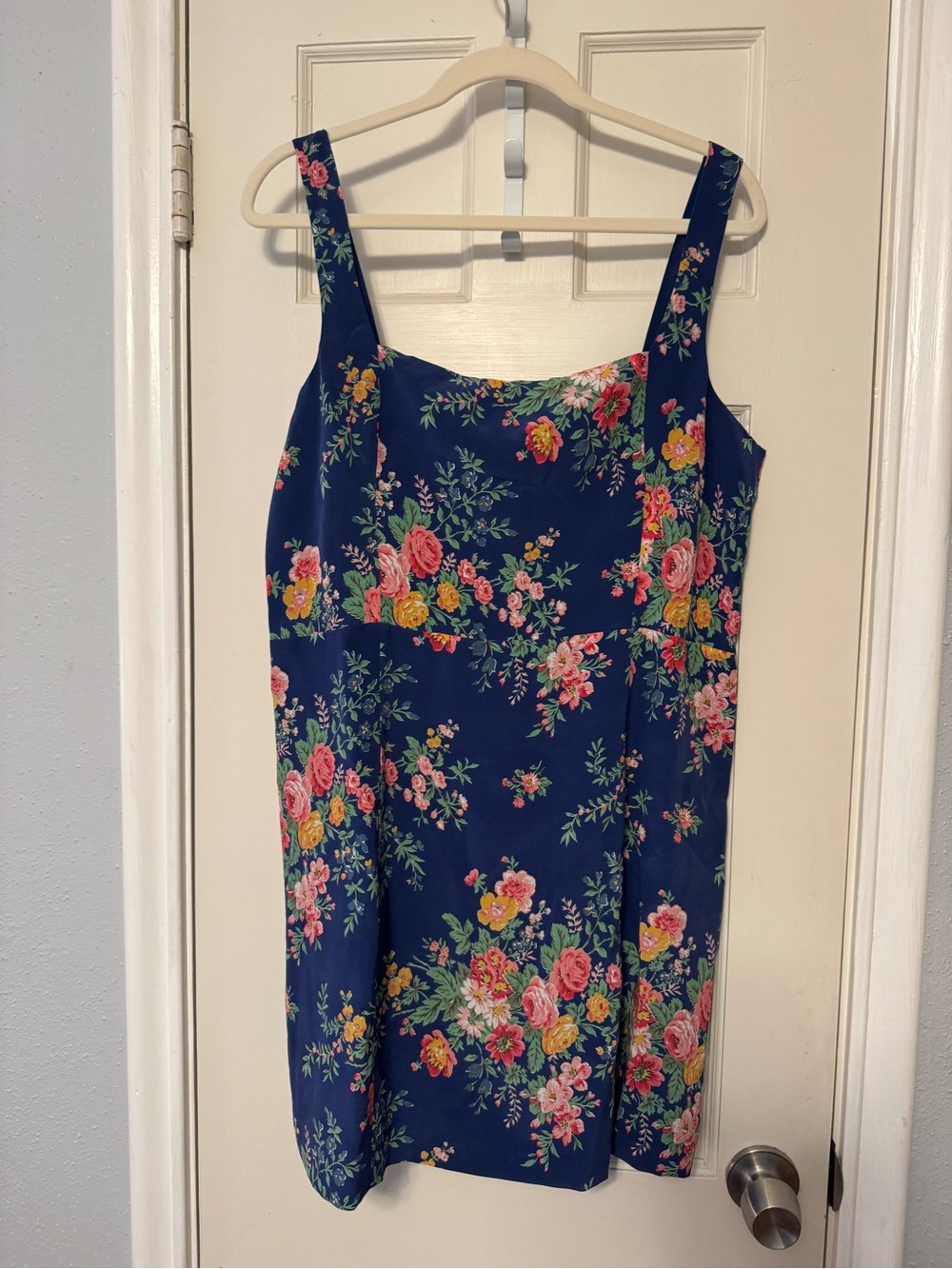 Sezane NWT Dorothe Silk Floral Mini Dress - Picture 2 of 11